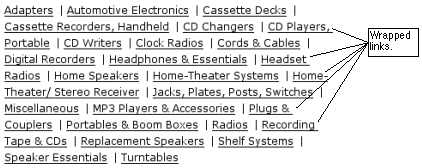 Radioshack example of Web Blooper