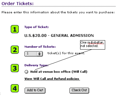 TicketWeb example of Web Blooper