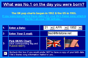 ThisDayInMusic example of Web Blooper