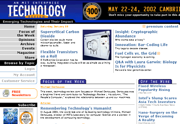 TechnologyReview.com example