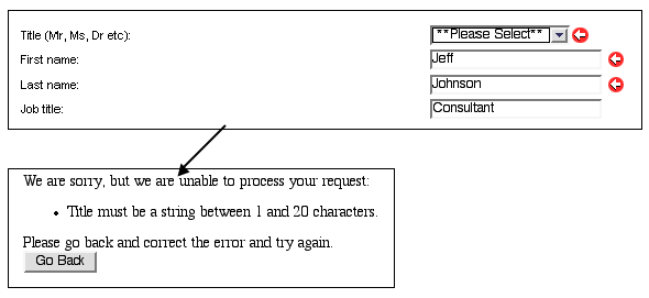 Elsevier example of Web Blooper