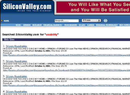 SiliconValley search results