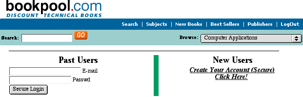 BookPool.com Example of Web Blooper